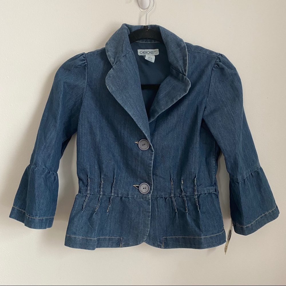 Girls Denim Jacket and Pant Set